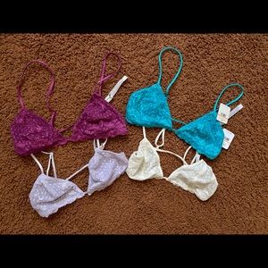 😻Free people essential triangle bras!😻
